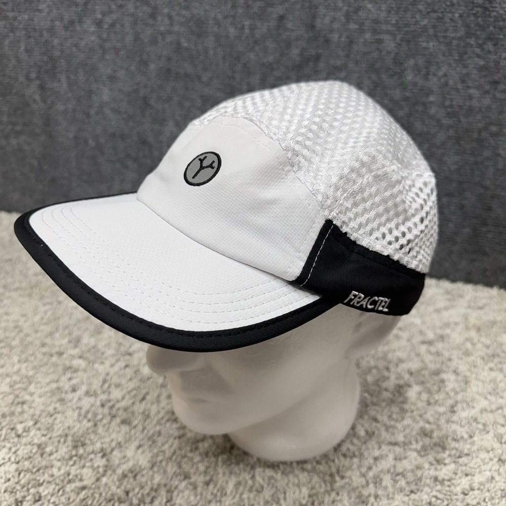 Fractel Running Hat Cap adjustable white/Black